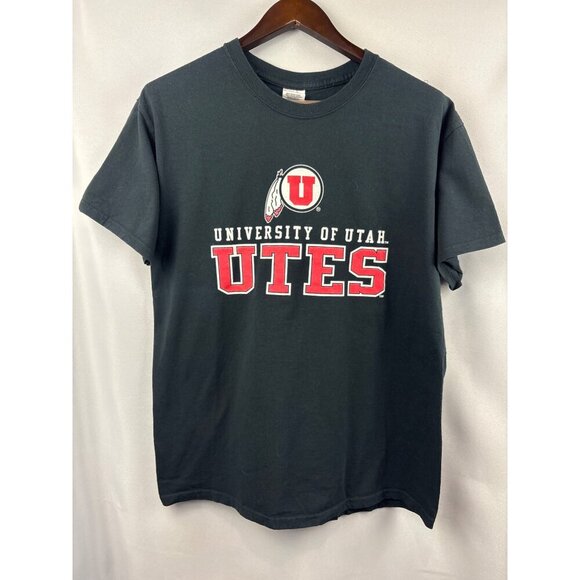 Women’s Gildan Large University of Utah Black T-shirt - Picture 1 of 4